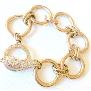 Victoria's Secret Crystal Angel Wing Link Bracelet